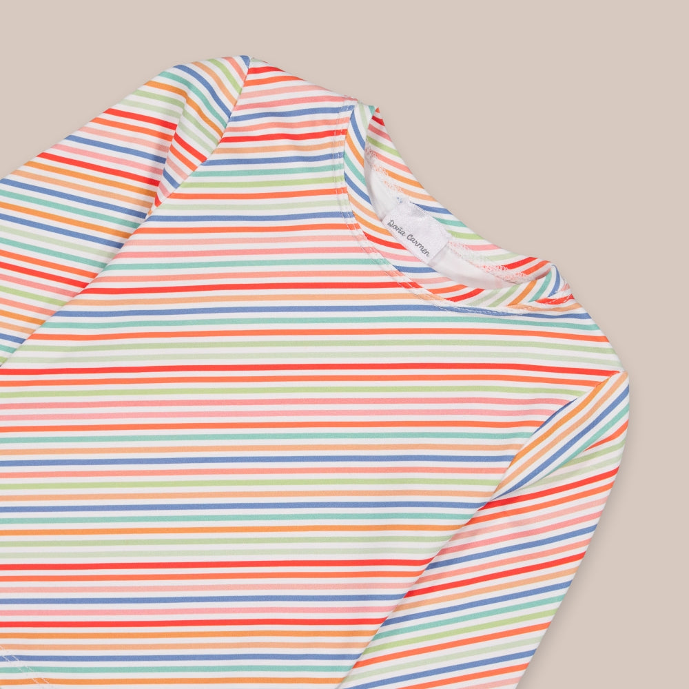 Mehrfarbiges Bade-T-Shirt