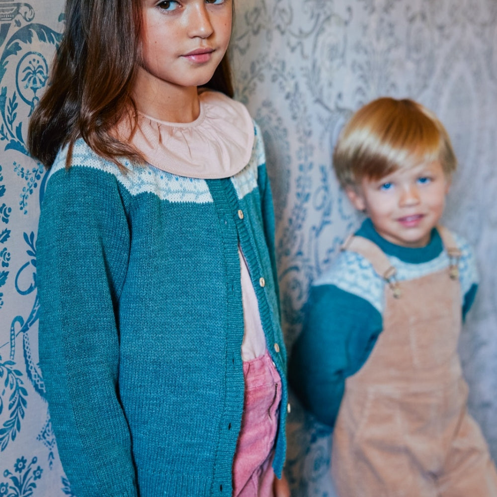 cardigan Greca Oliva