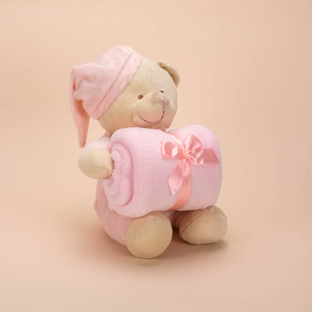 Bear With Baby blanket