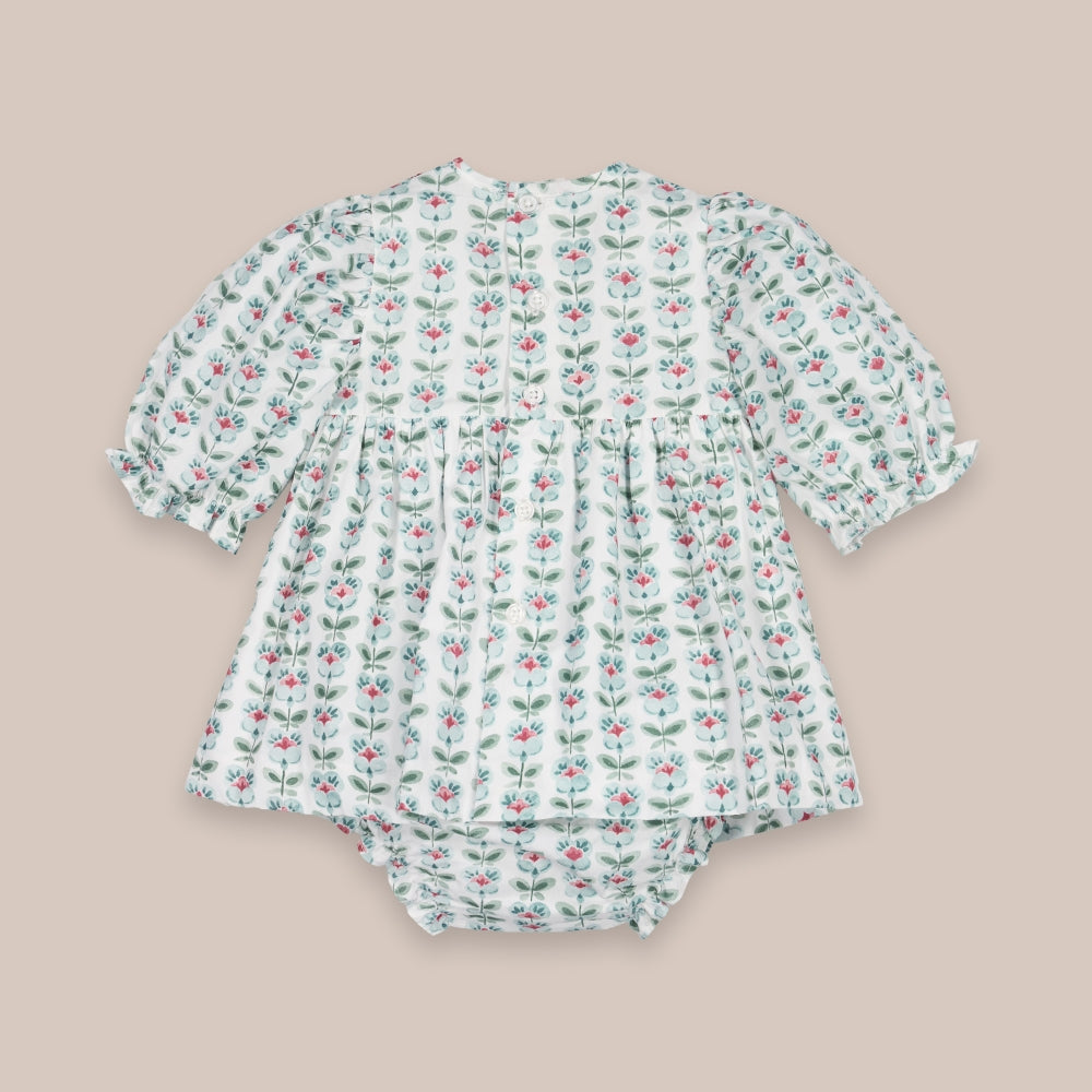 Ensemble robe et culotte pour bébé mosaïque