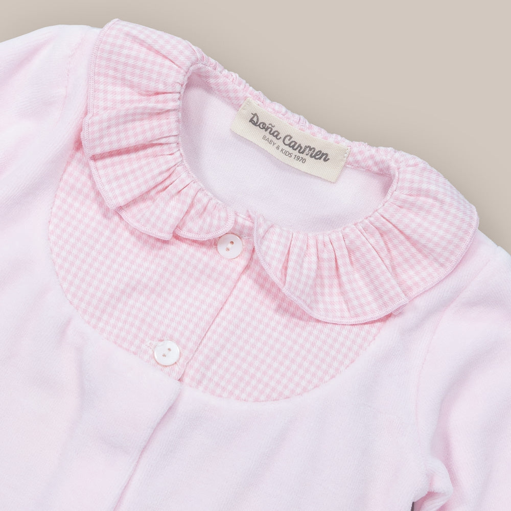 Babygrow Teddy Rosa