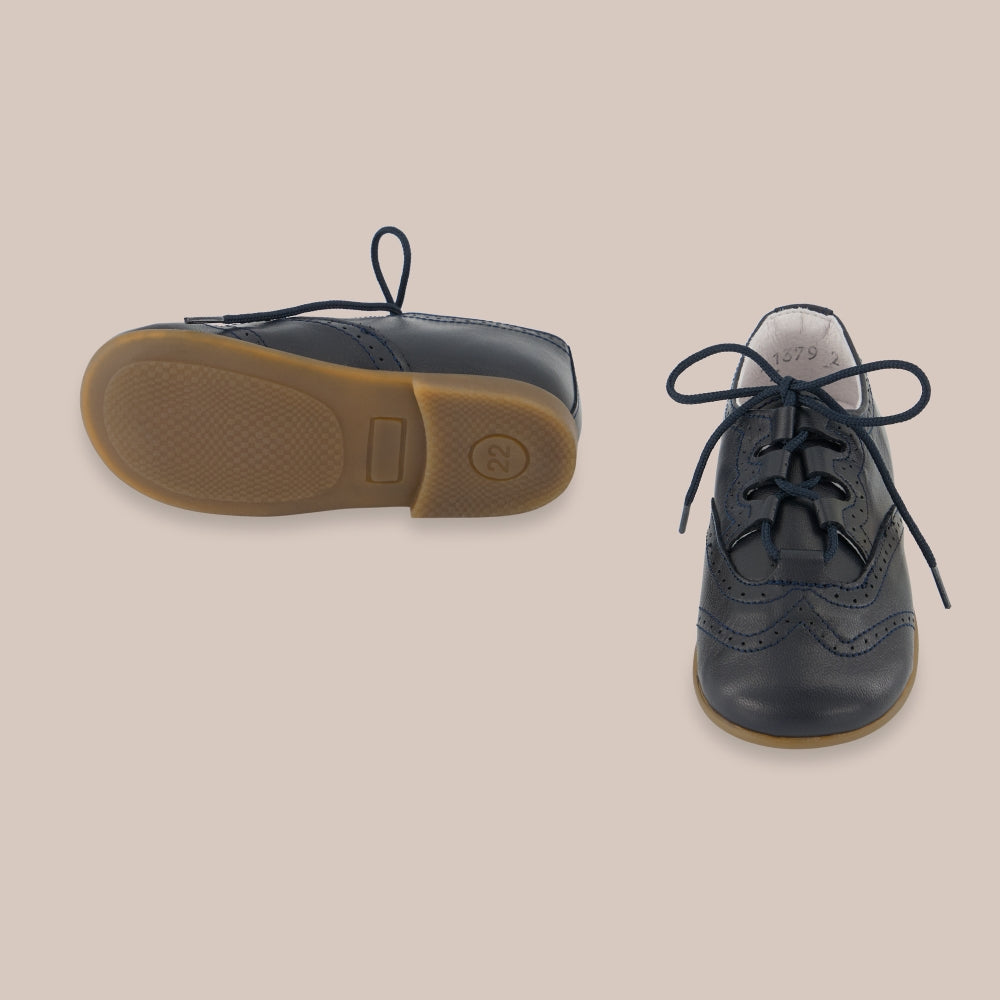 Pompadour en cuir anglais