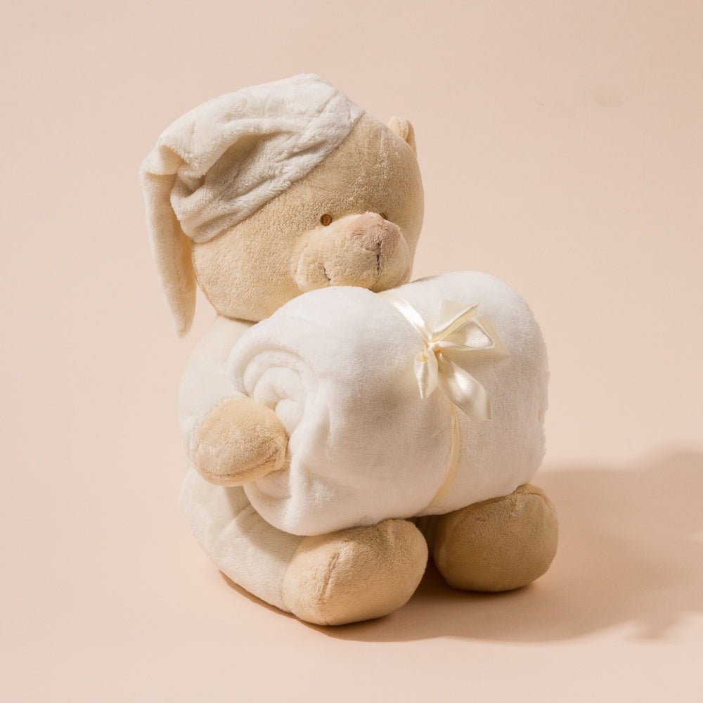 Bear With Baby blanket