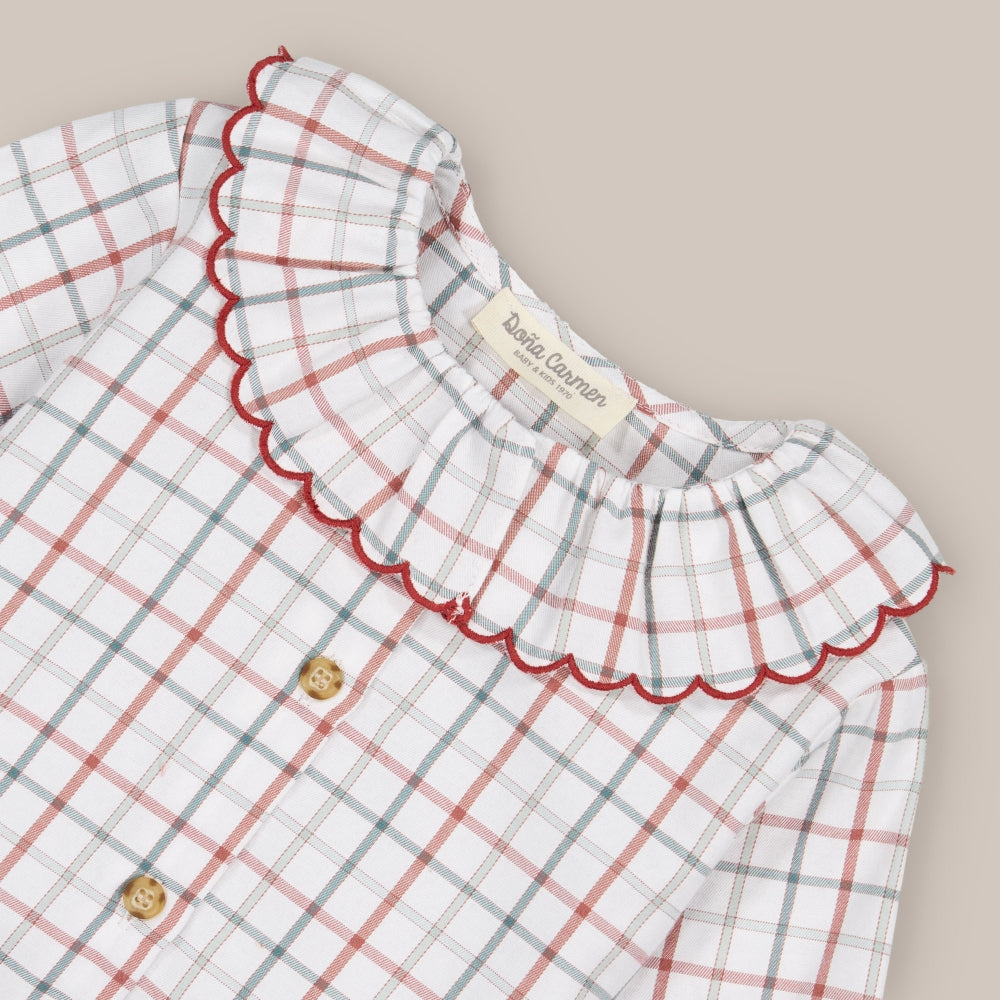 Blusa Niña Ajedrez