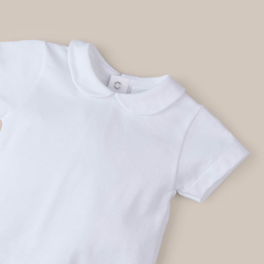 Kurzärmliges Piqué-Poloshirt für Jungen