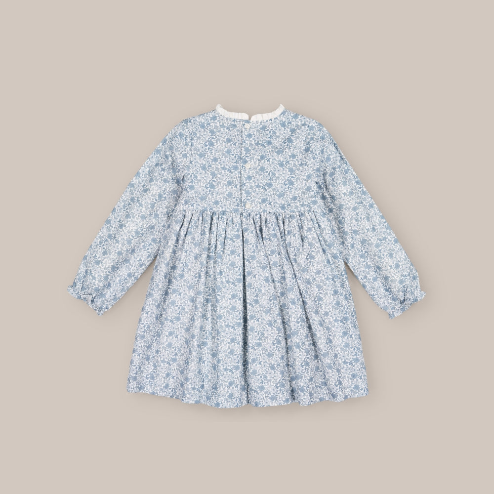 Vestido Nidos Tea Azul