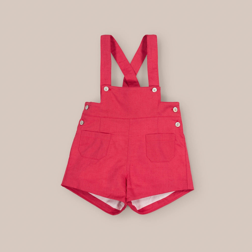 Boys' Trousers with Suspenders and Pockets