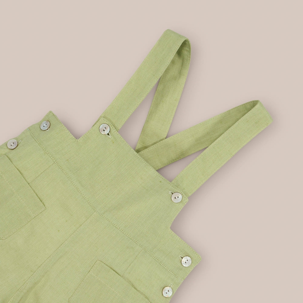 Pantalon garçon avec bretelles et poches