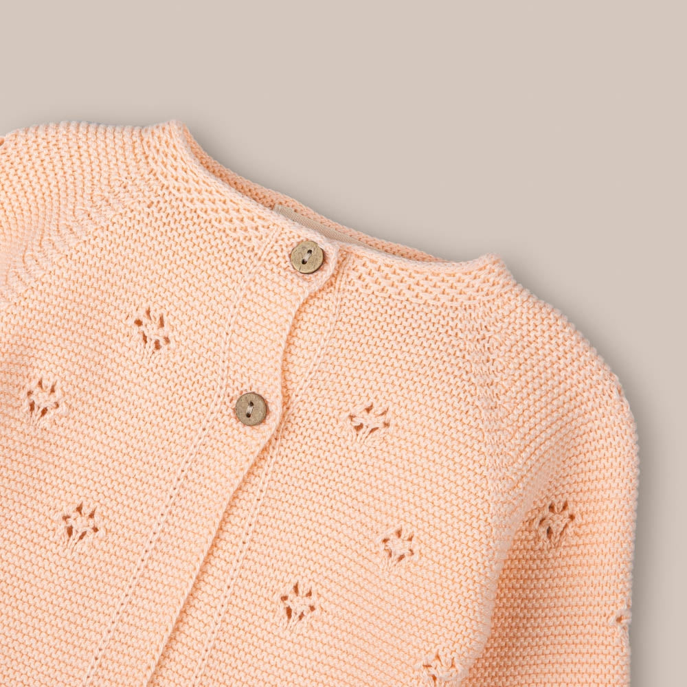 Chaqueta Niña Melocotón