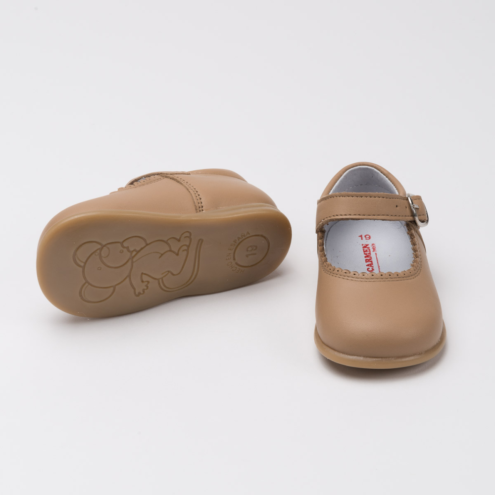 Mery Janes Leather With Sole