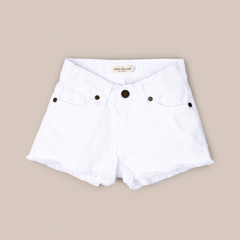 Short Niña Desflecado