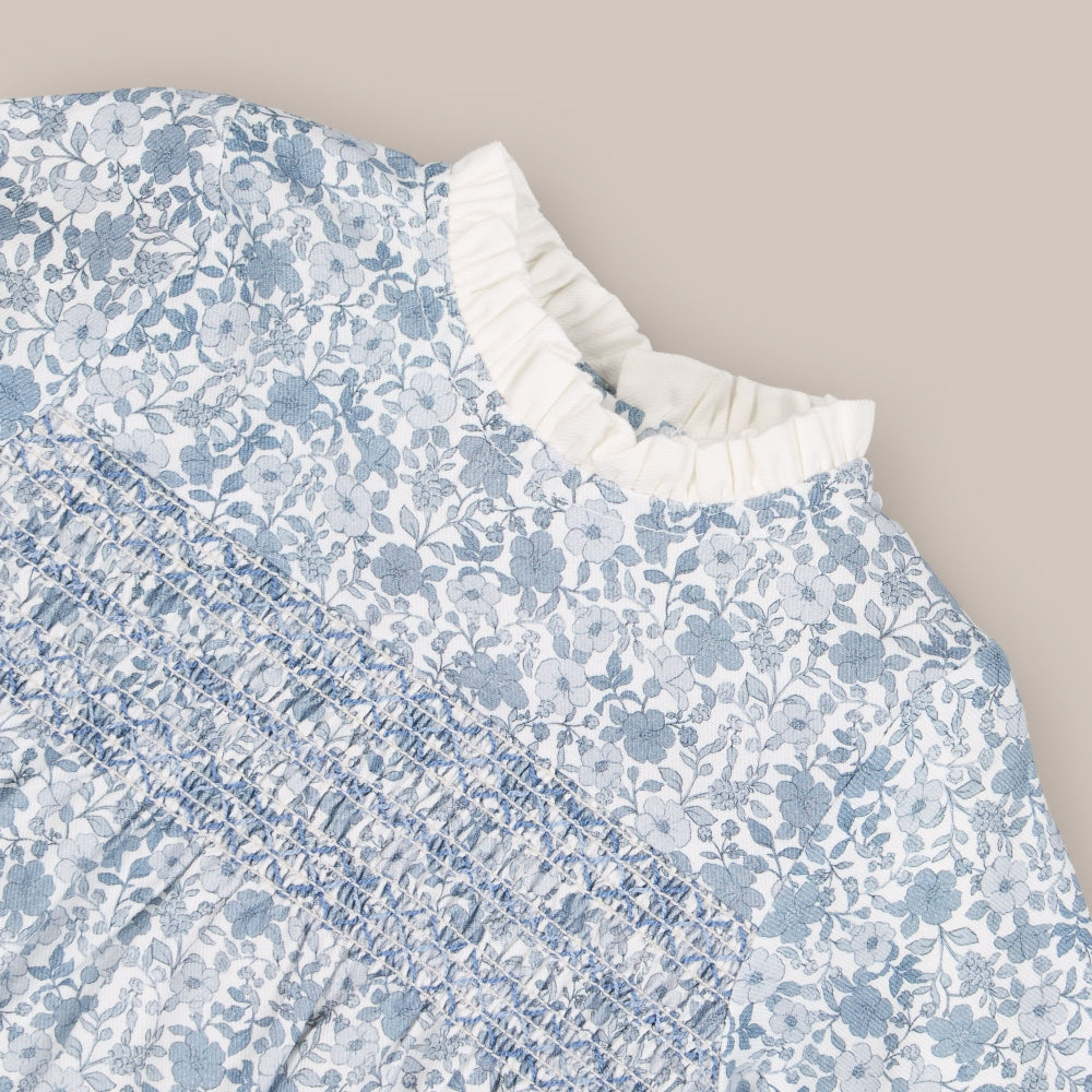 romper Smock Blue tea