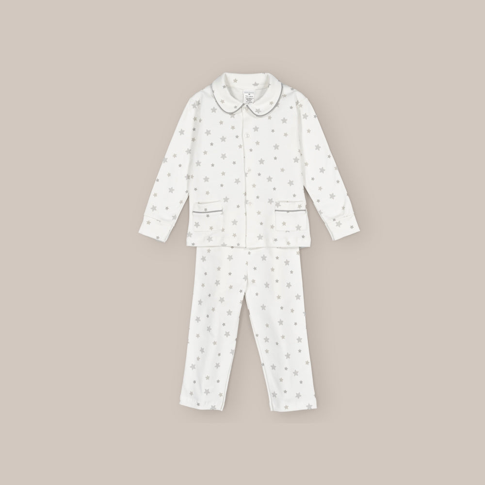 Zweiteiliger Jungen-Pyjama aus Baumwolle mit Sternbild-Motiv