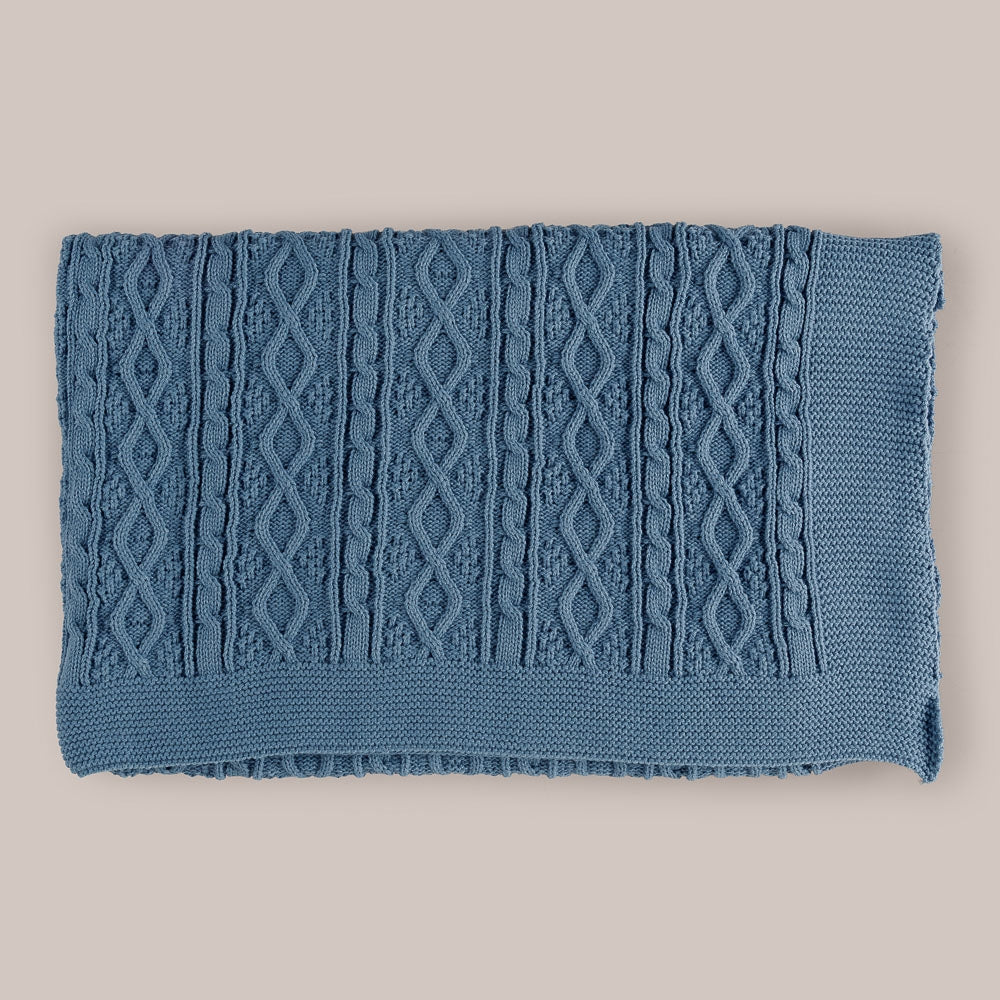 Xaile de lã trançada