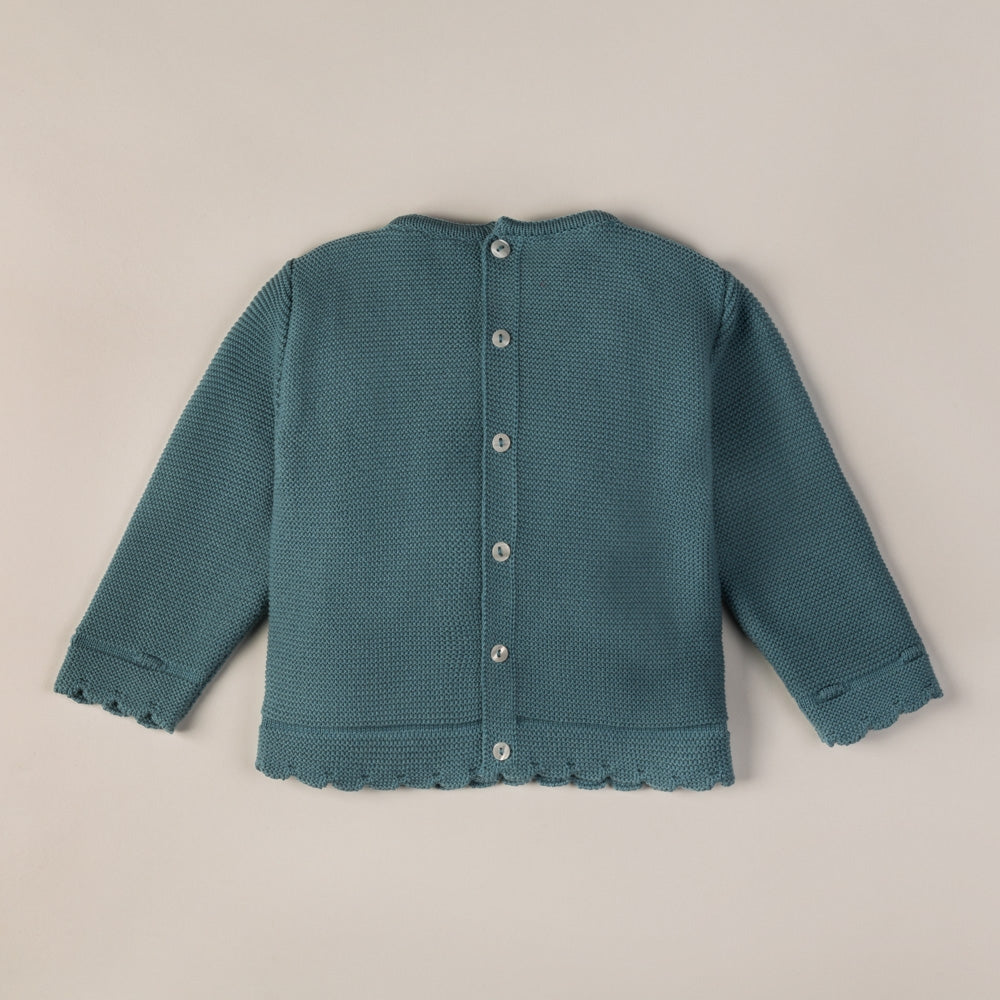 Glatter Babypullover