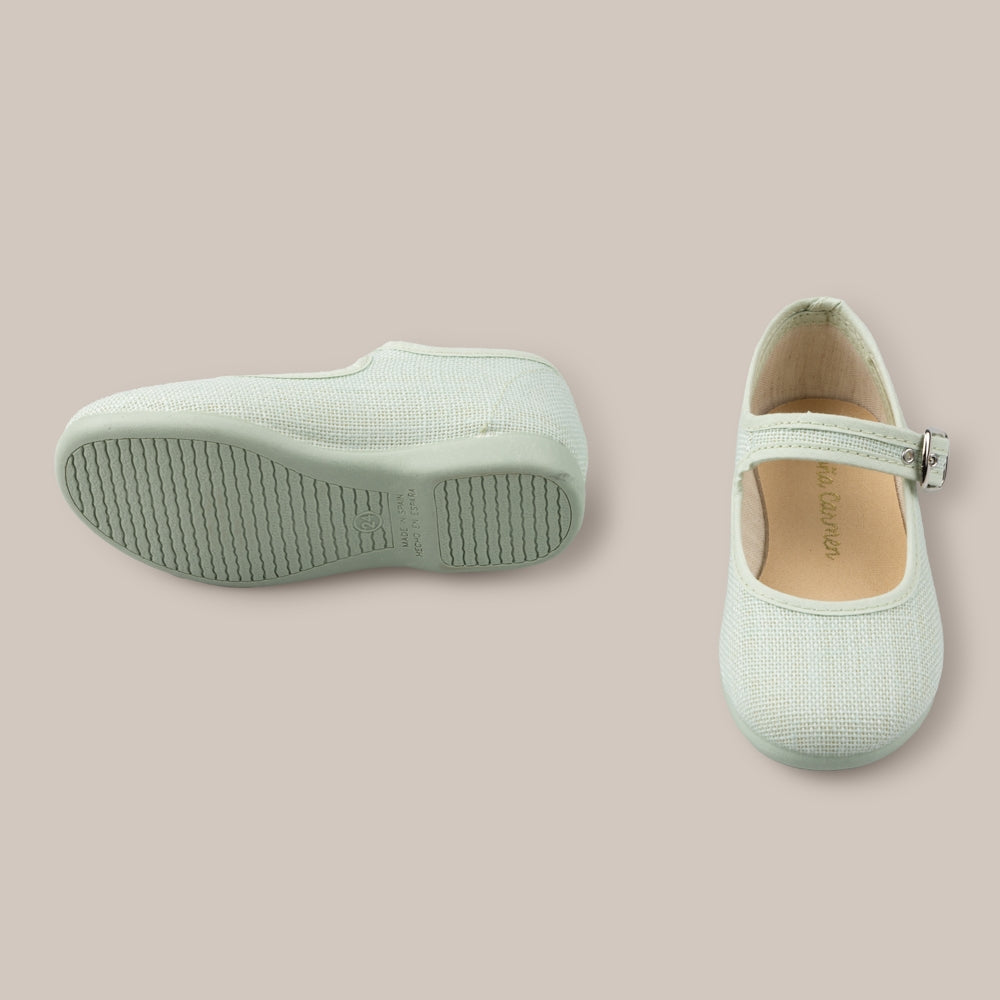 Mary Jane Linen Buckle