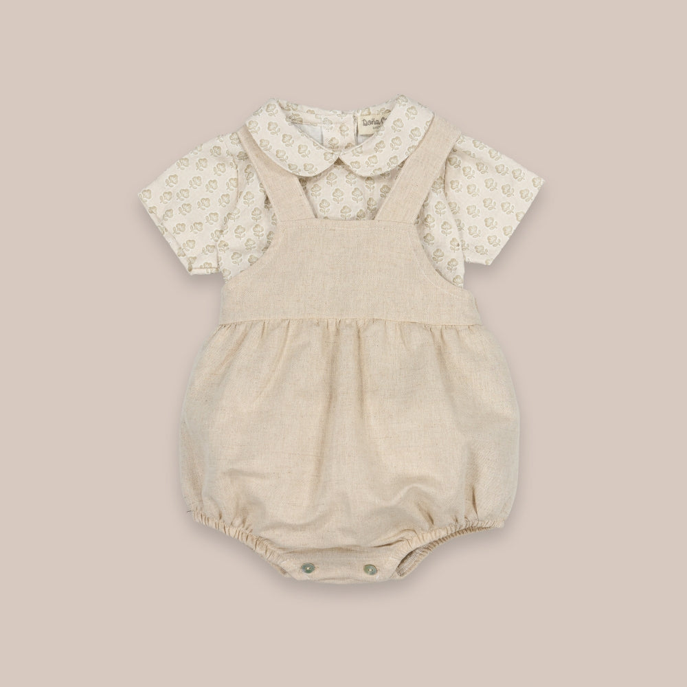 Conjunto de linho combinado