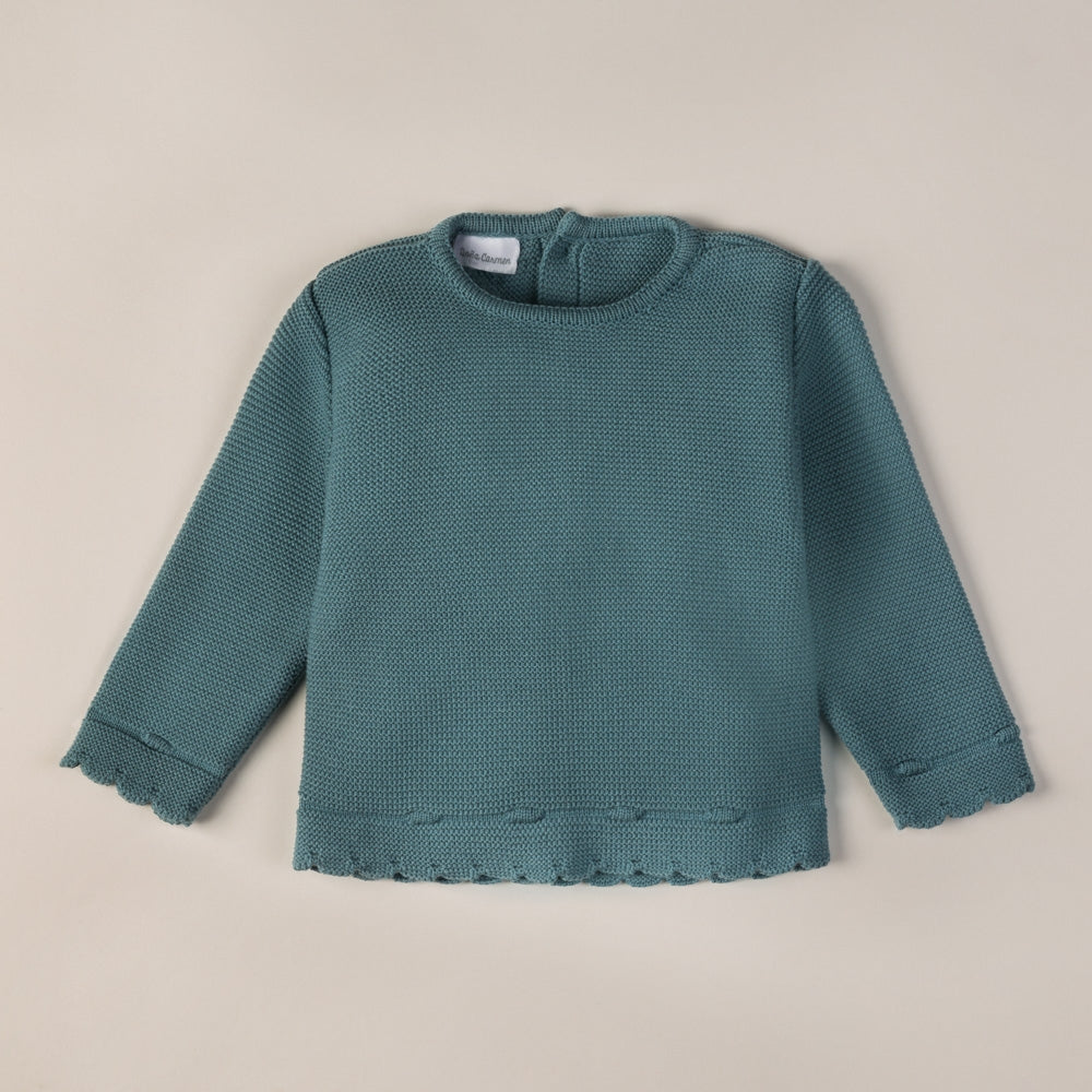 Glatter Babypullover