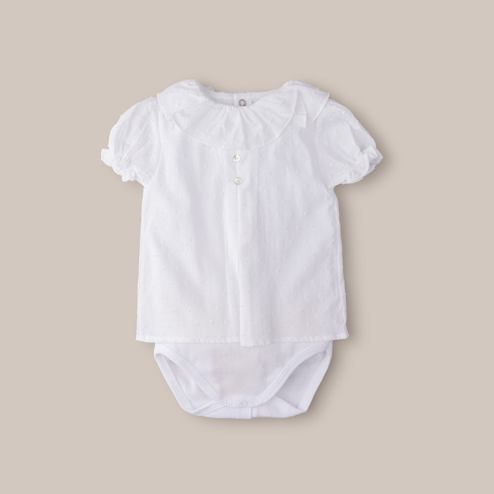 Kurzarm-Baby-Body mit Sonnenmotiv