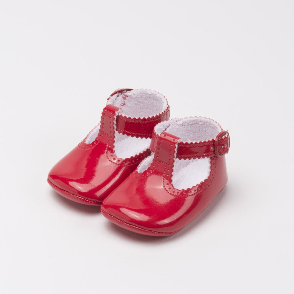 patent leather pepitos