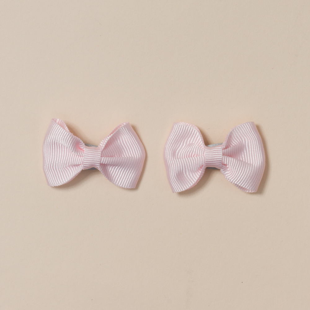 Pack 2 Clip Lazo Gros Grain