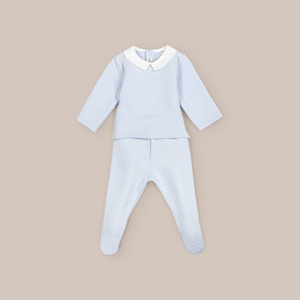Baby-Baumwoll-Leggings-Set mit Waffelmuster
