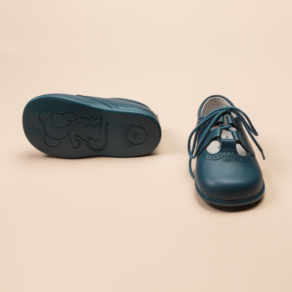 English leather shoe with sole