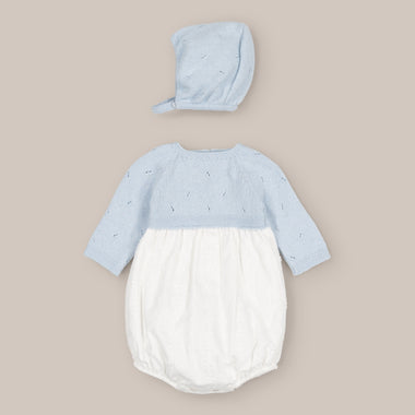romper Cash with  Bonnet