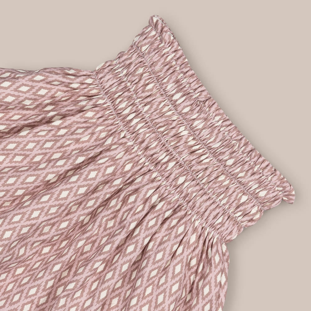 Jupe Rose Losange Fille