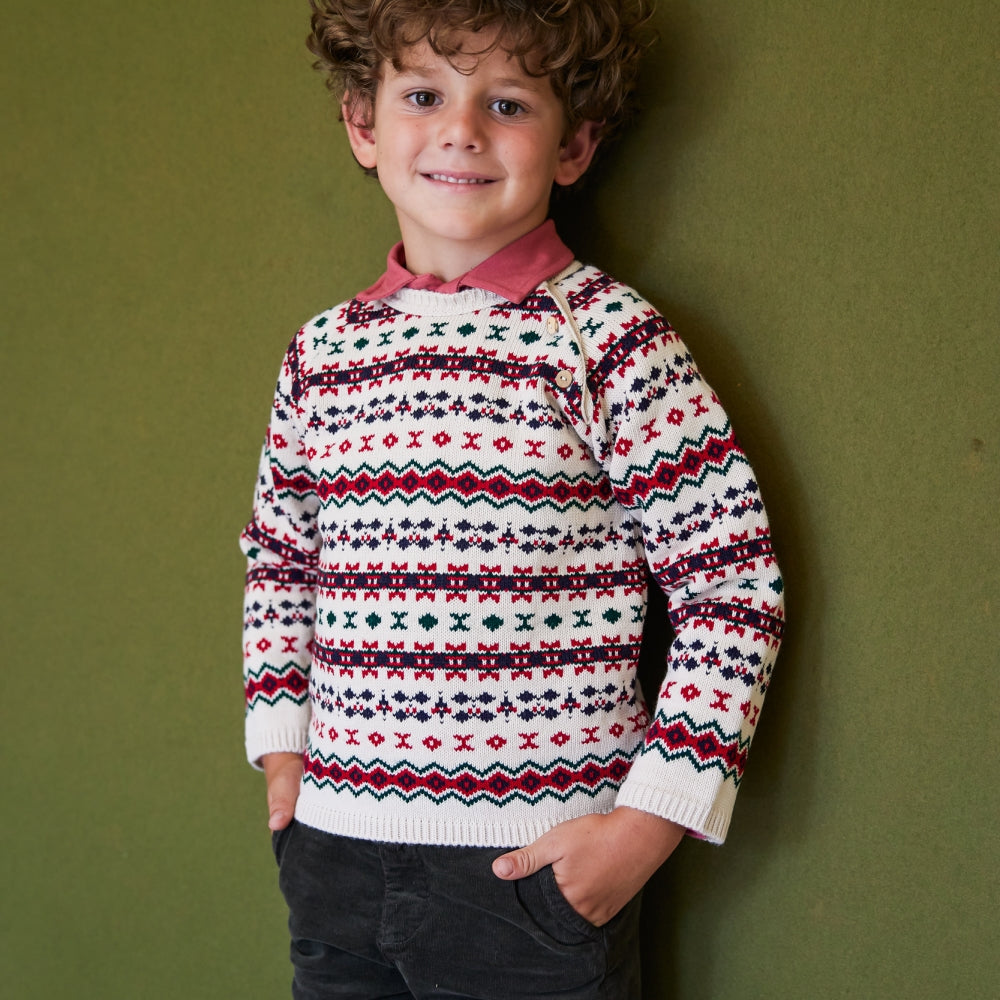 Pull Garçon Greca