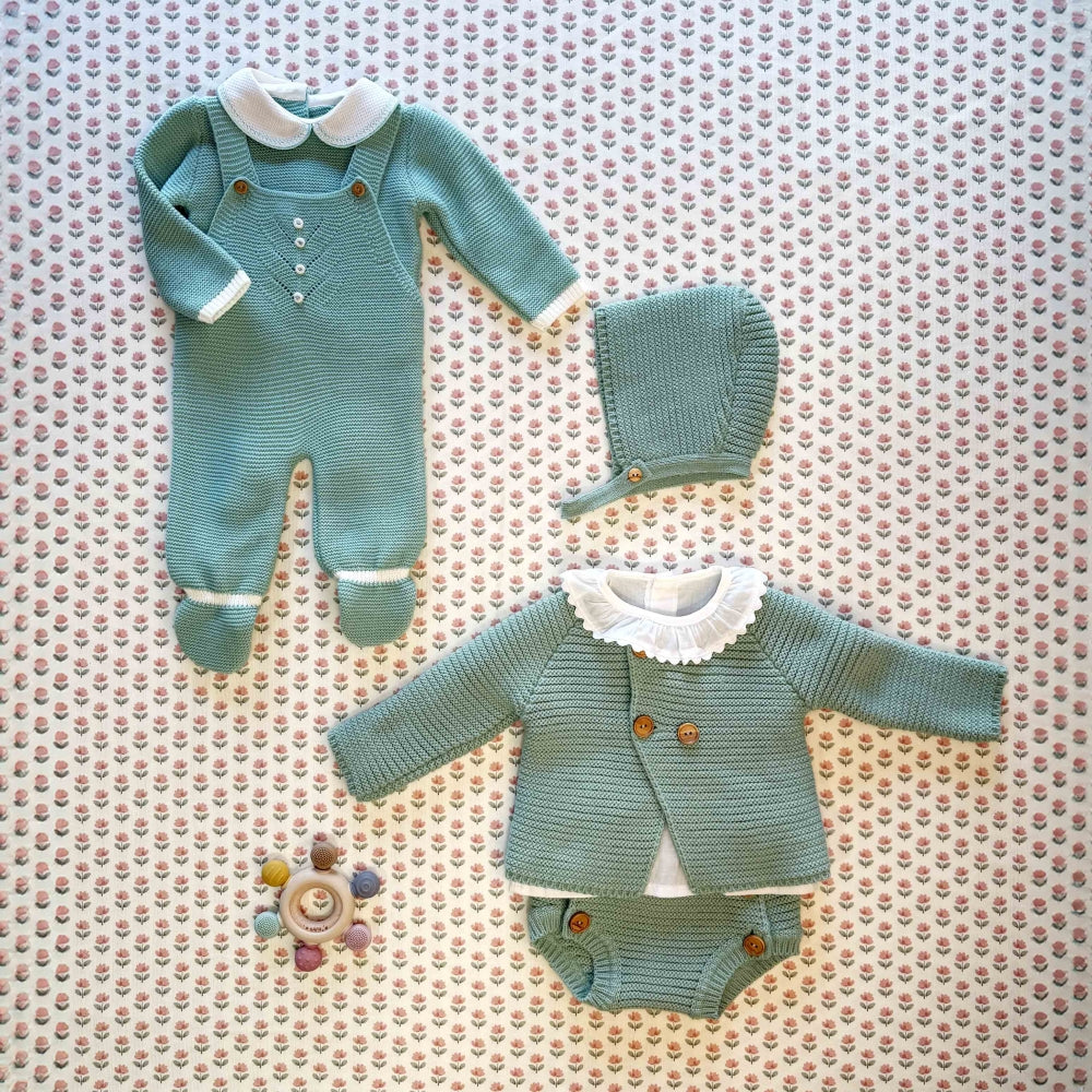 Knit Baby Set 4 pieces