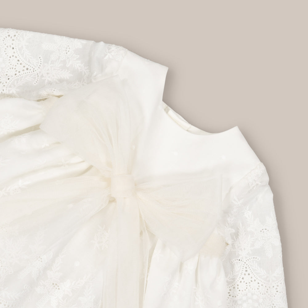 Babykleid mit Babyhauben Baumwolle