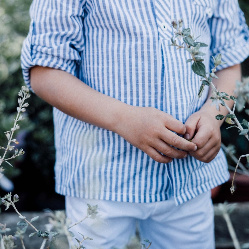 Camicia a maniche lunghe anice