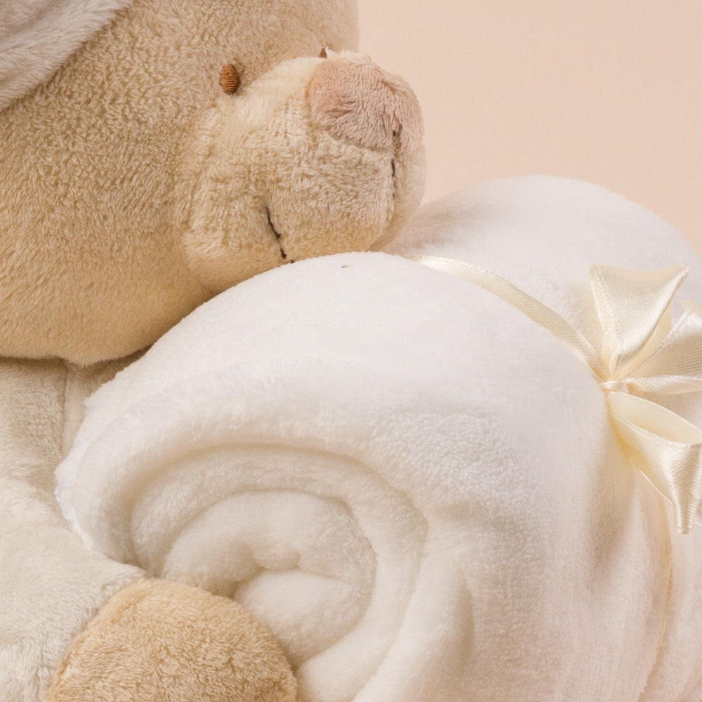 I bear with a blanket