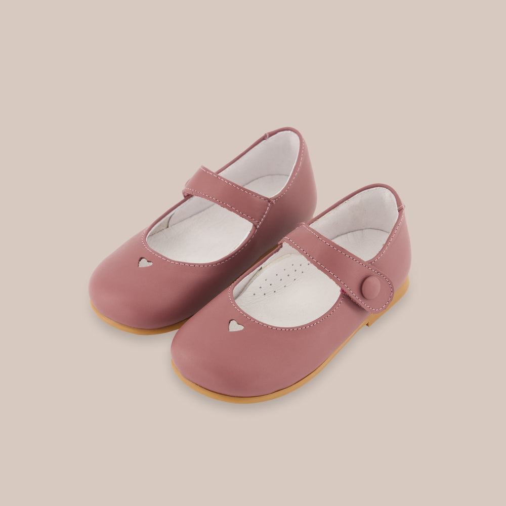 Mary Jane Leather Heart