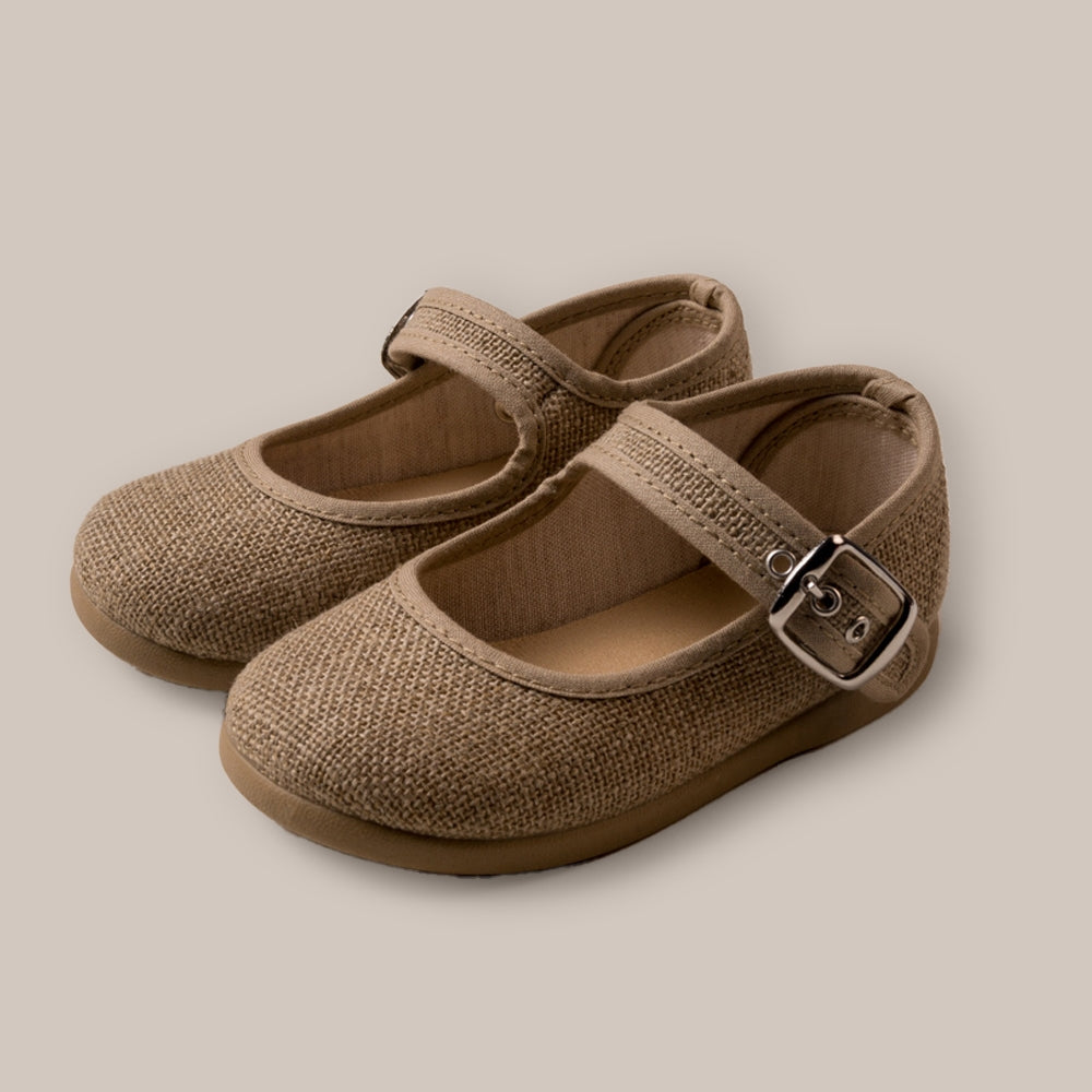 Fibbia Mary Jane in lino