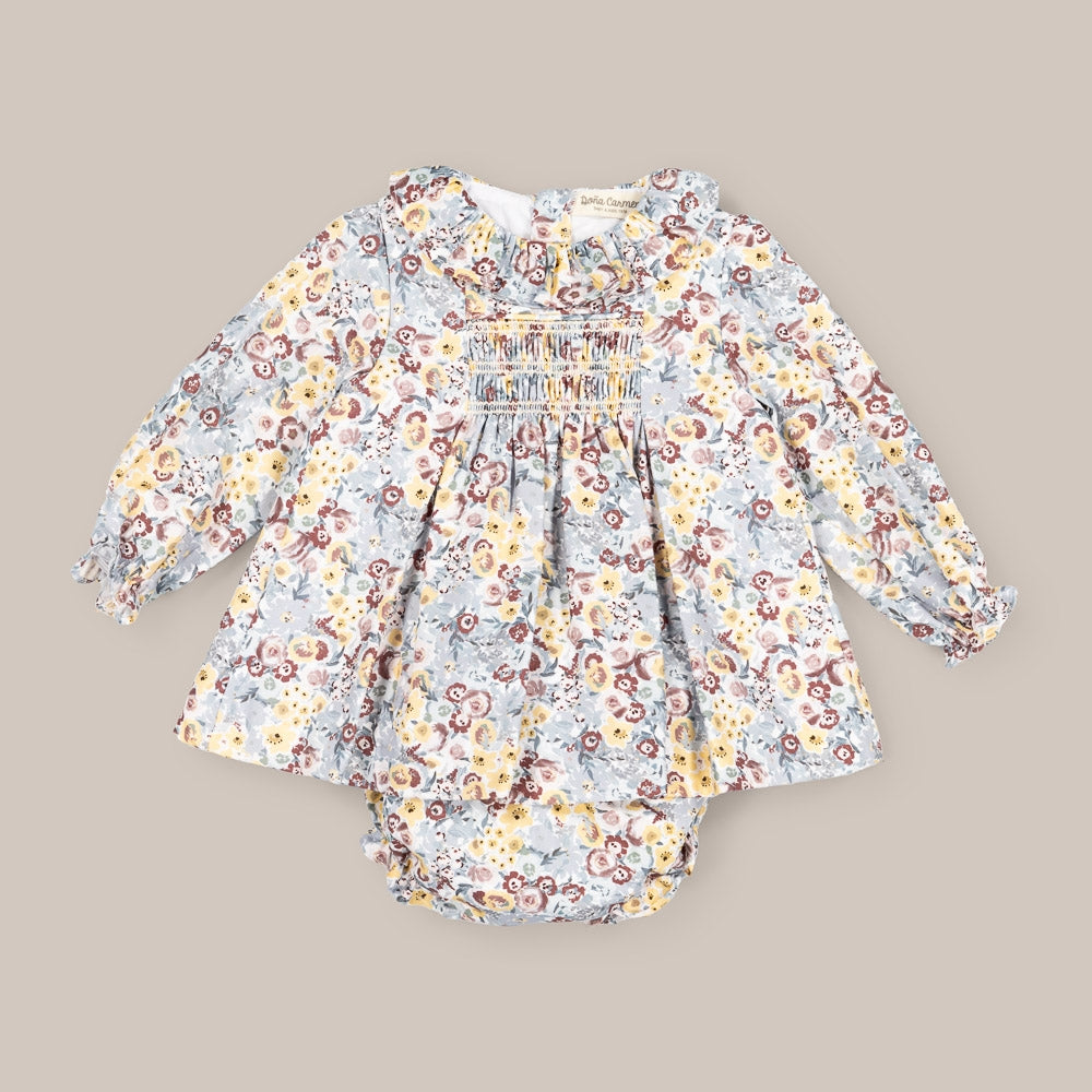 Baby dress set Smock Lady