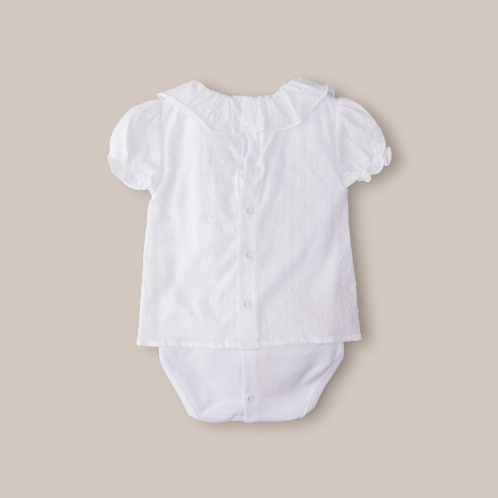 Kurzarm-Baby-Body mit Sonnenmotiv
