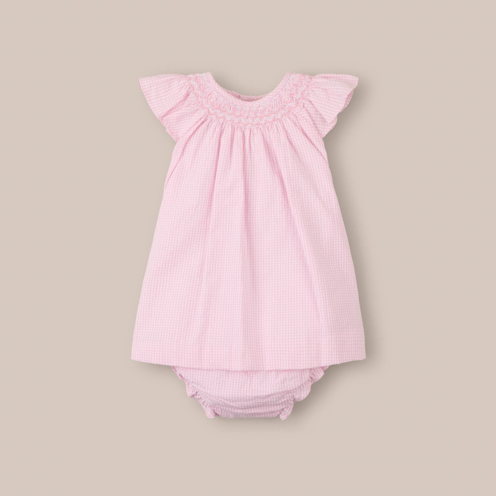 Baby dress set Smock Nymphea