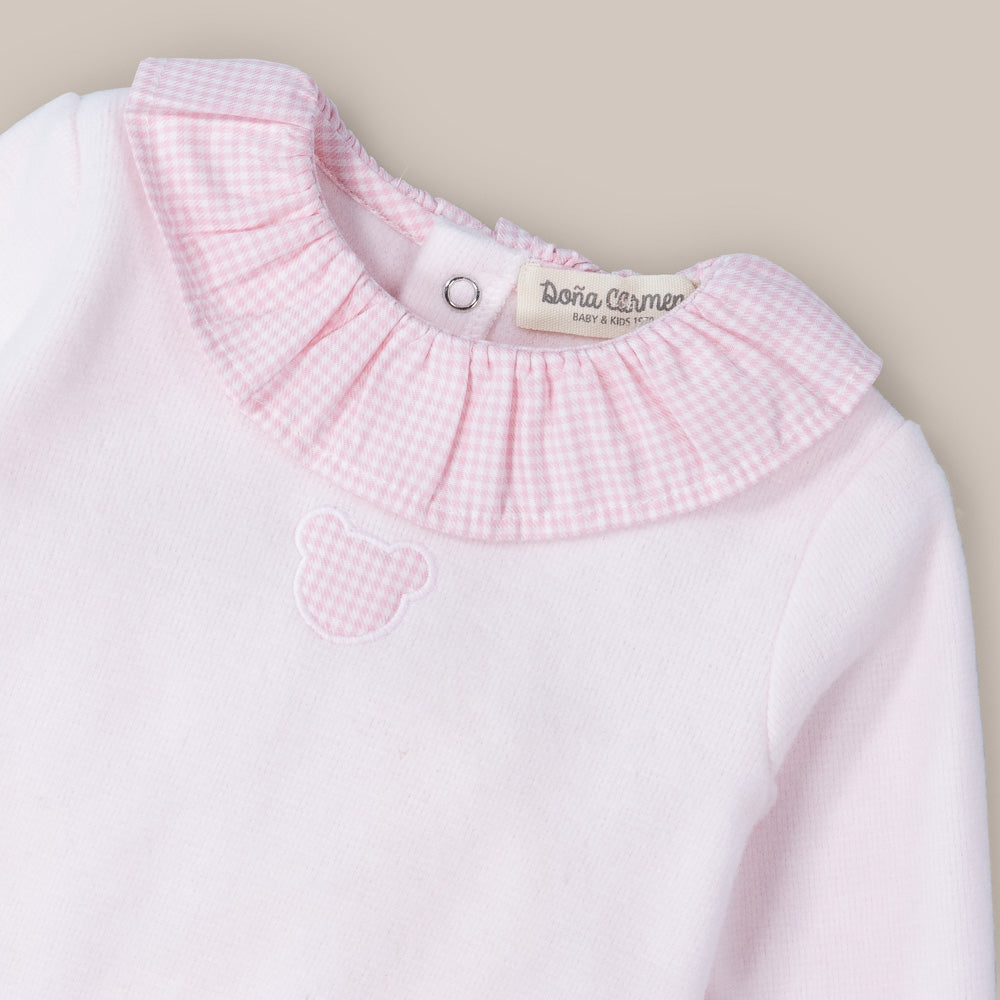 Conjunto Bebé Teddy Rosa