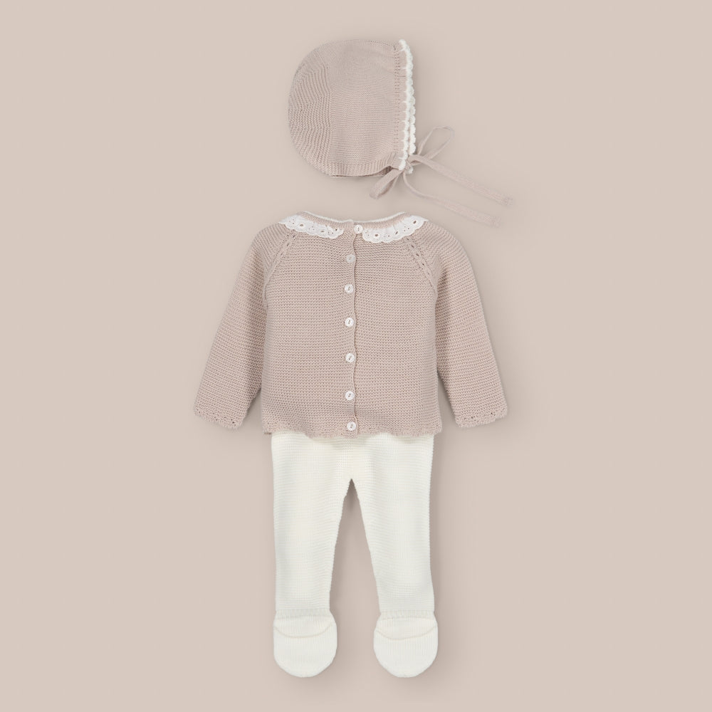 Set knit Angola baby