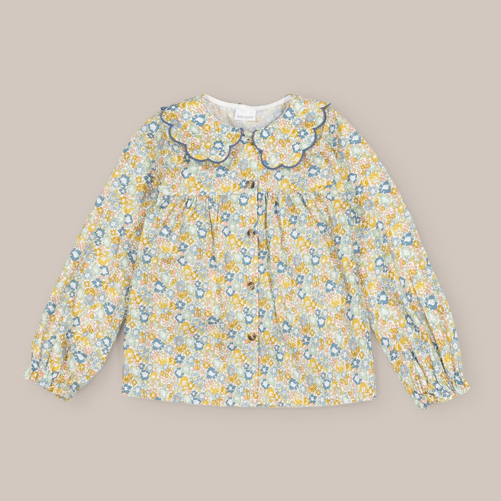 Girl's Jade Neck Blouse