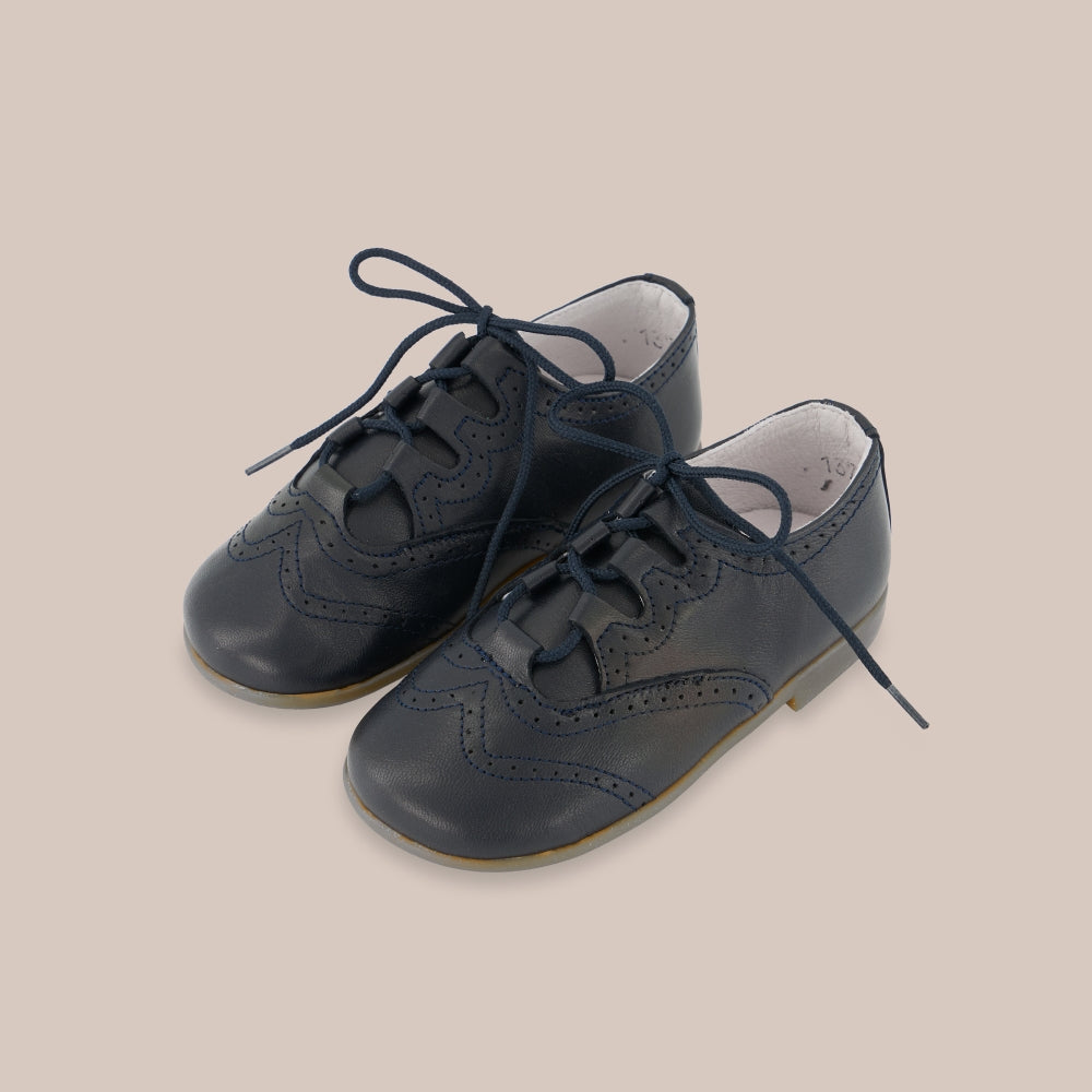 Pompadour en cuir anglais