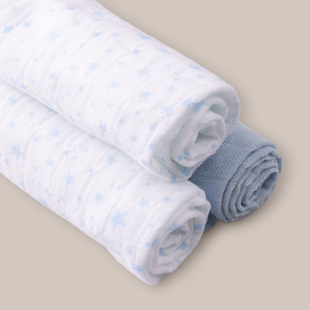 Pack 3 Baby Gauze Stella Rosa