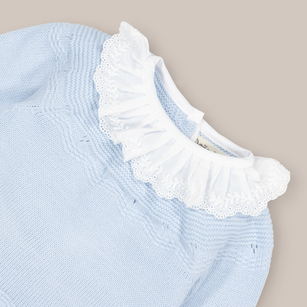 Conjunto Bebé Lana Puntilla