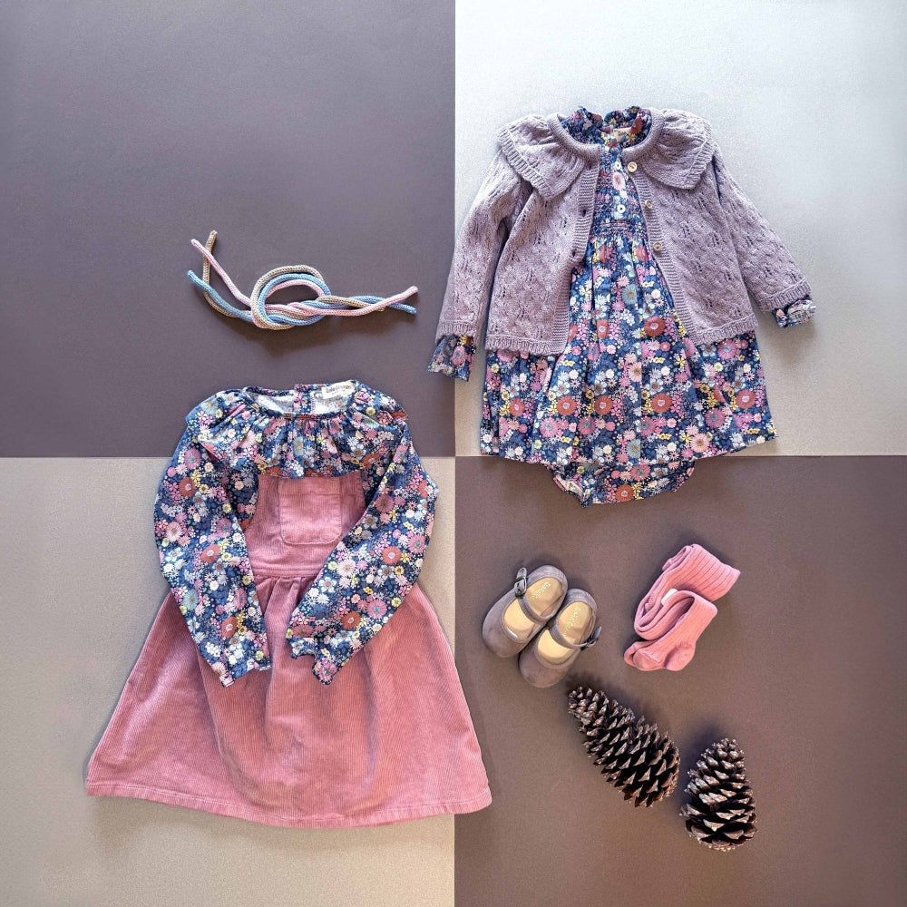 Ensemble robe et culotte pour bébé Falbala Nests