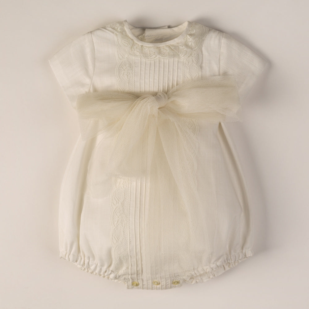 Macaquinho Bebê batizado com Capota Alma