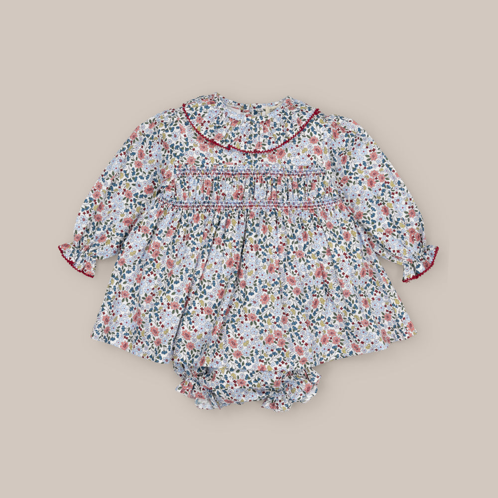vestitini con culotte Smock Fioritura