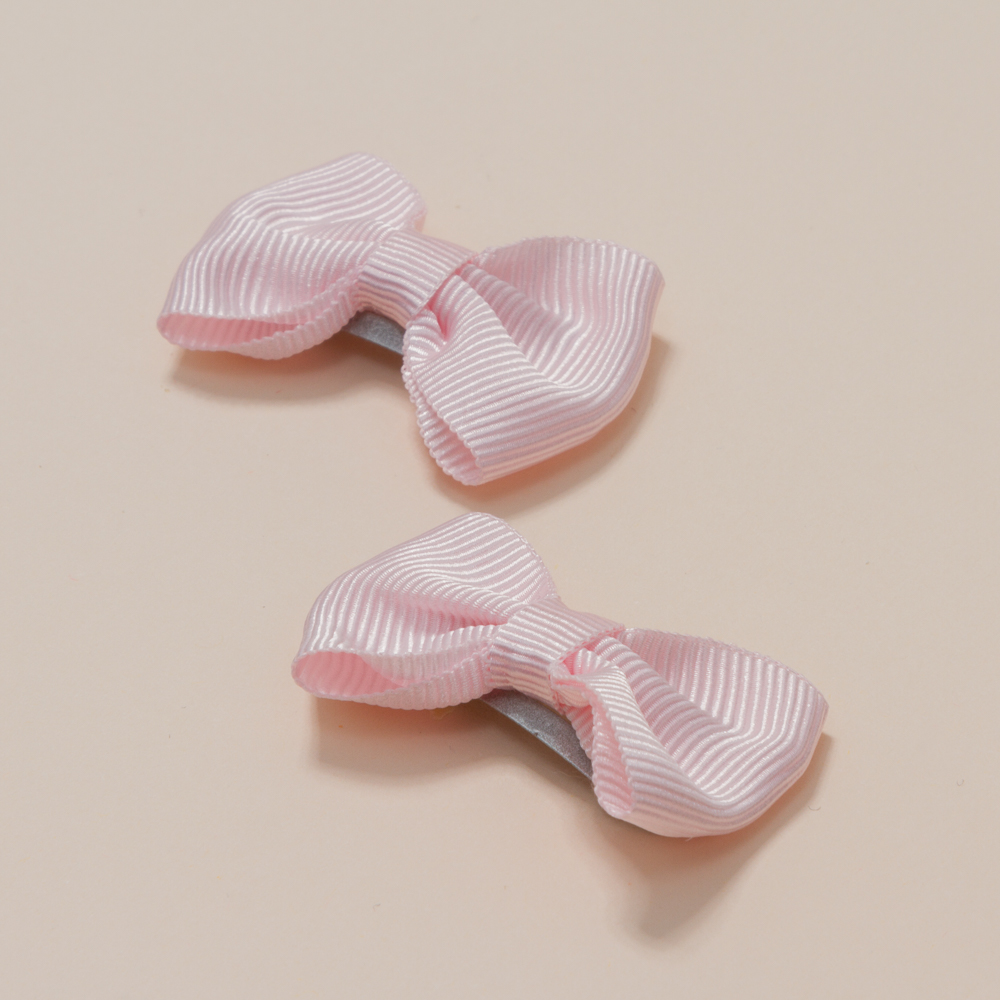 Pack 2 Clip Lazo Gros Grain