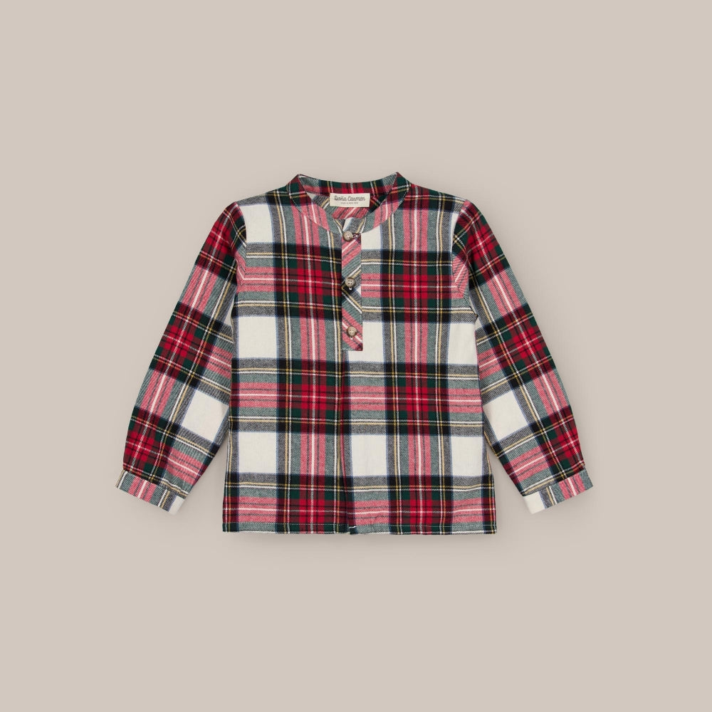 Camisa Manga Larga Tartán